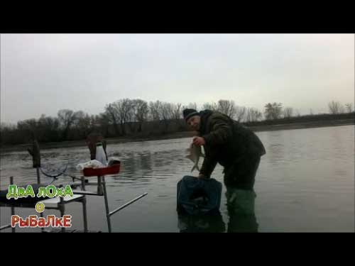 Рыбалка на Москве-реке зимой