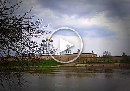 Весенний фидер в Пскове на реке Великая